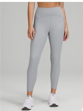 Lululemon Power Thru High-Rise Tight 25" Leggings in Rhino Grey